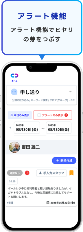 アラート機能
