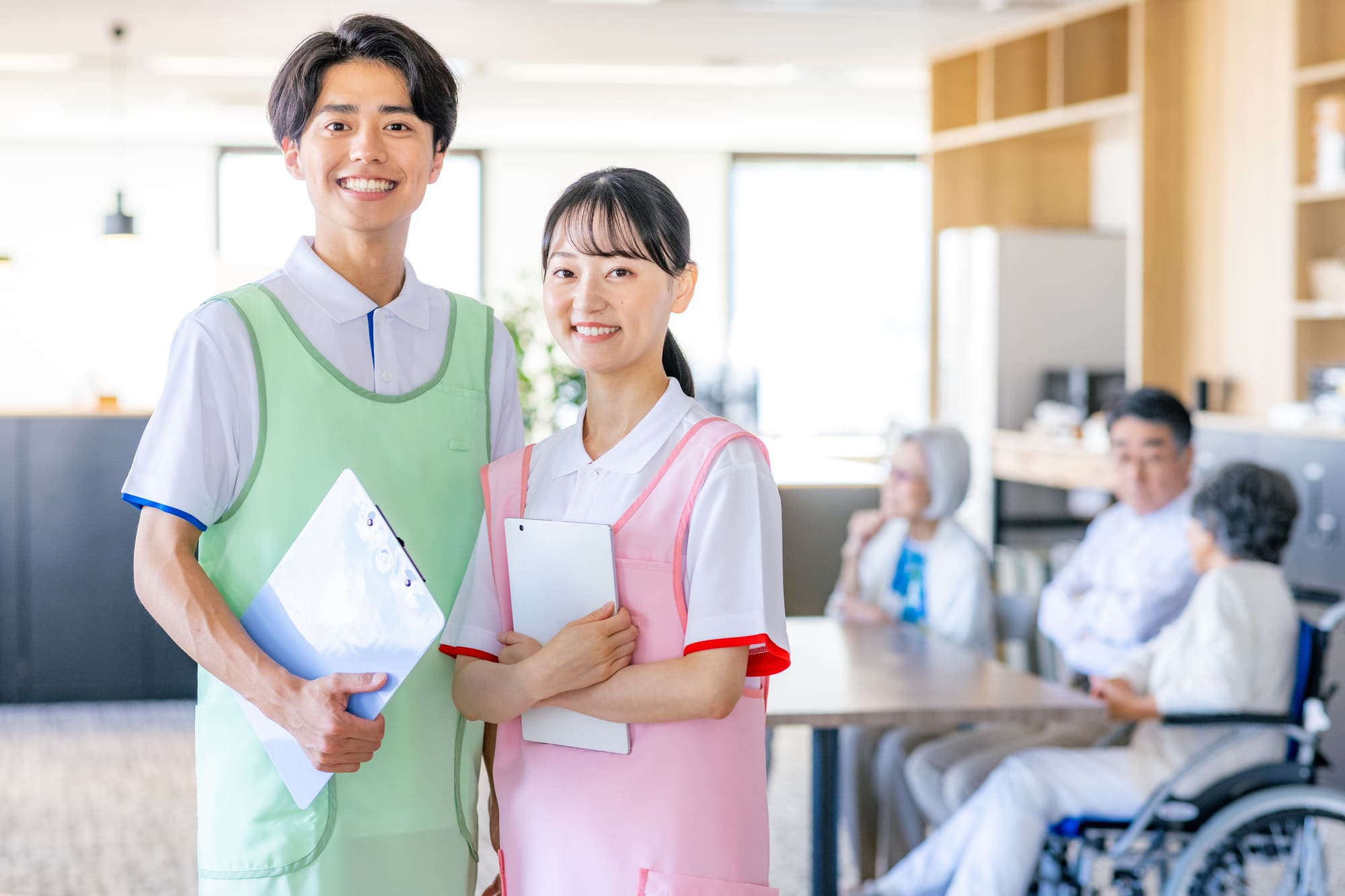 介護施設の新人教育のイメージ