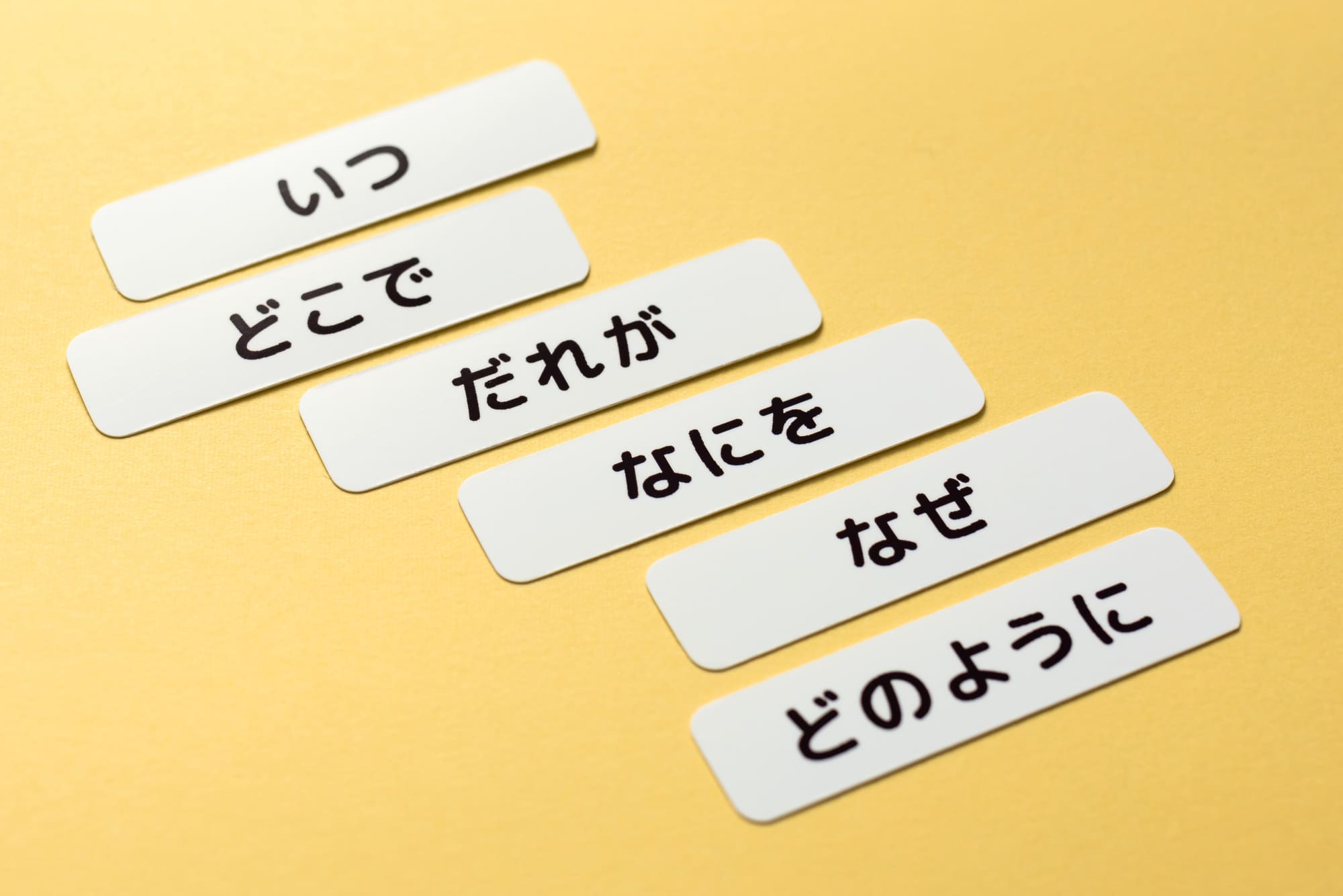 伝わる記録に共通する5つの条件-5w1hの画像